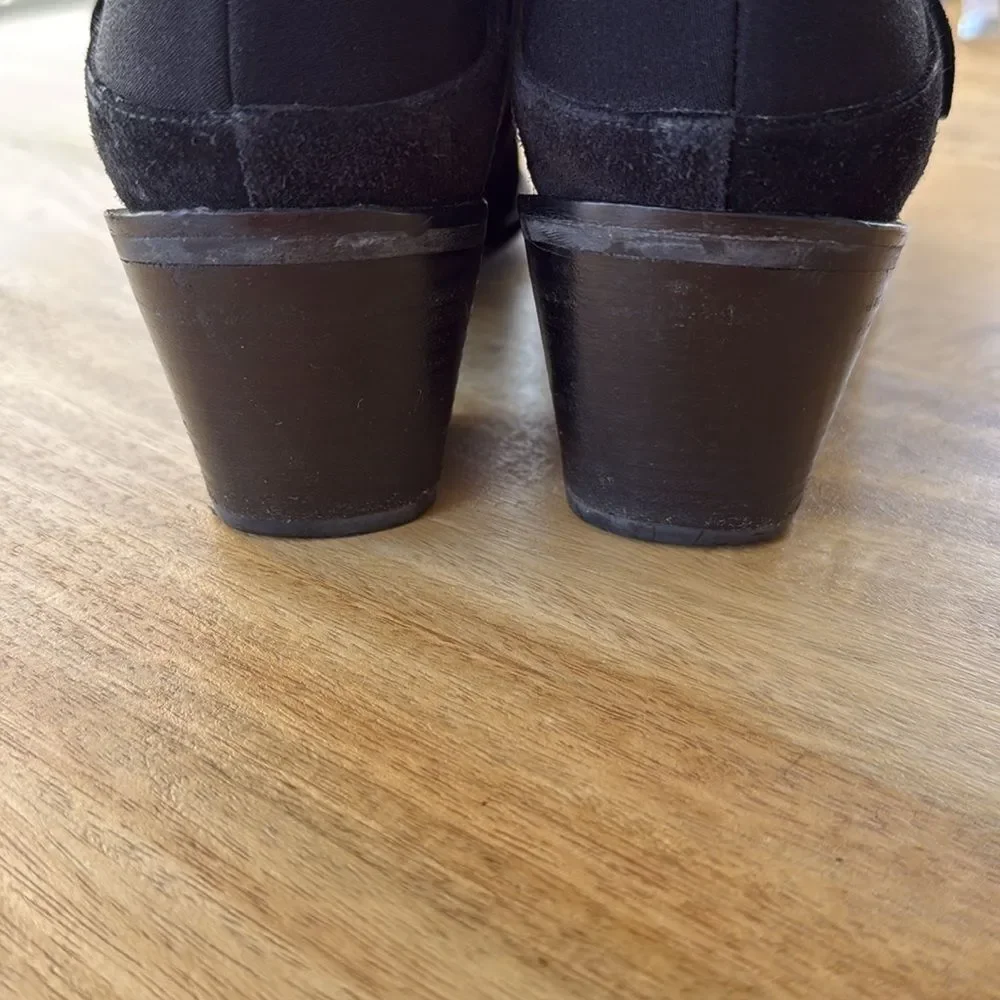Stuart Weitzman Short Cowboy Moto Boots Sz 8.5 ECU